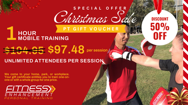 Christmas Gift Voucher Special - Save 50% on Personal Training Sessions